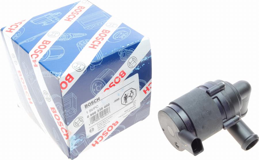 BOSCH 0 986 338 400 - Допълнителна водна помпа vvparts.bg