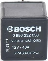 BOSCH 0 986 332 030 - Реле, работен ток vvparts.bg