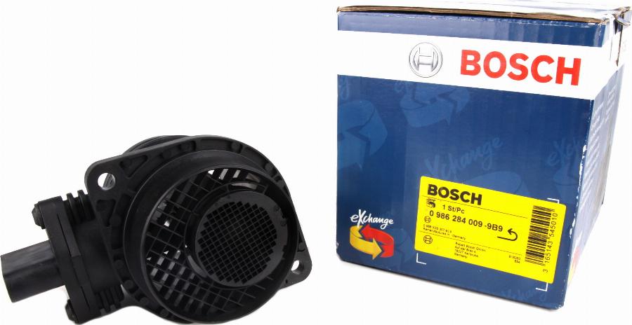 BOSCH 0 986 284 009 - Въздухомер-измерител на масата на въздуха vvparts.bg