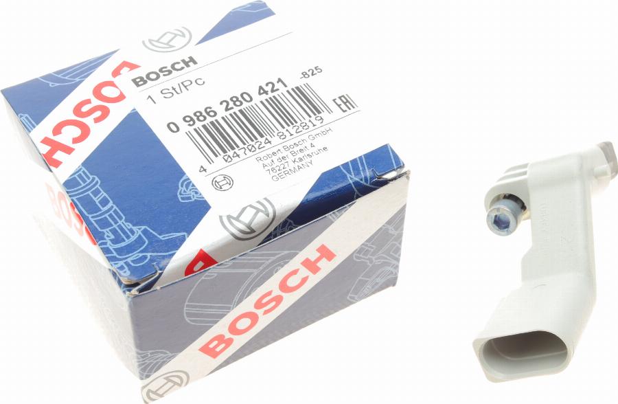 BOSCH 0 986 280 421 - Импулсен датчик, колянов вал vvparts.bg