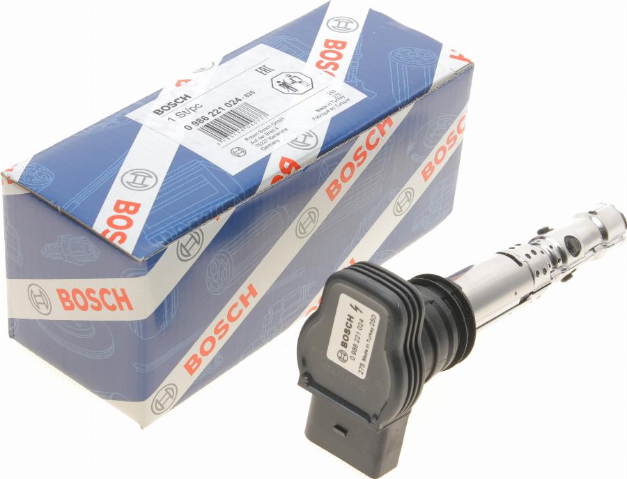 BOSCH 0 986 221 024 - Запалителна бобина vvparts.bg