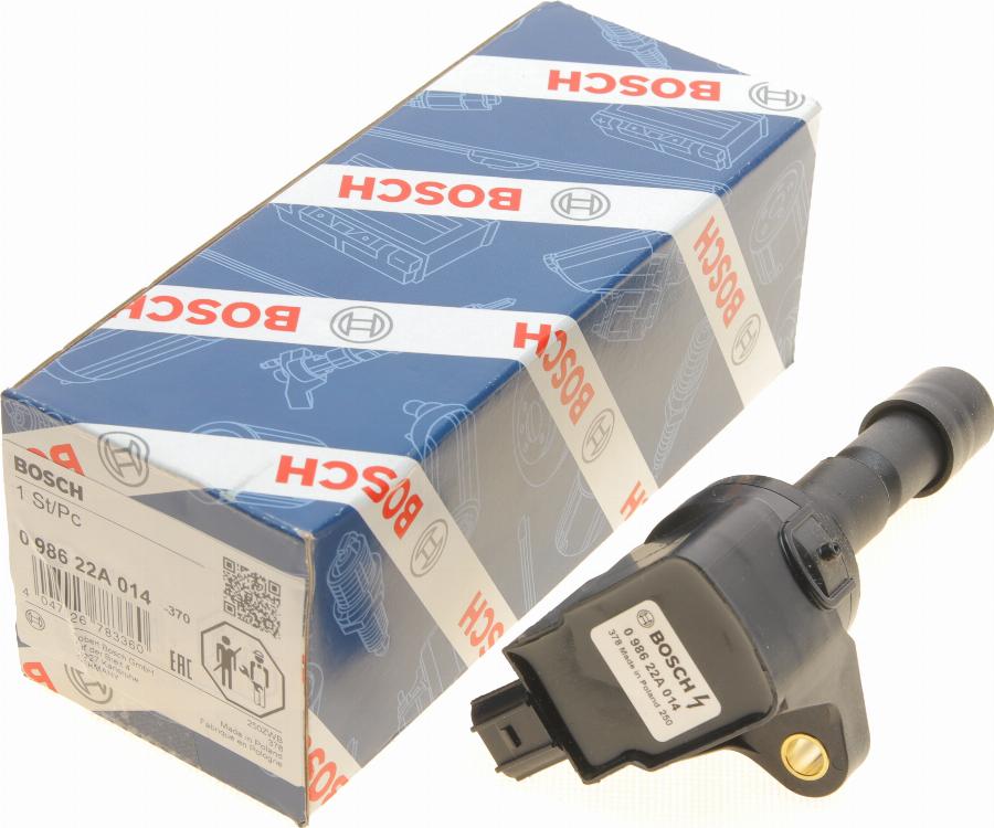 BOSCH 0 986 22A 014 - Запалителна бобина vvparts.bg