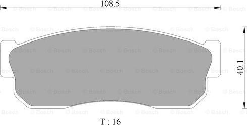 BOSCH 0 986 AB9 241 - Комплект спирачно феродо, дискови спирачки vvparts.bg