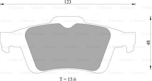 BOSCH 0 986 AB9 212 - Комплект спирачно феродо, дискови спирачки vvparts.bg