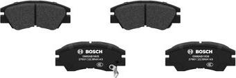 BOSCH 0 986 AB1 608 - Комплект спирачно феродо, дискови спирачки vvparts.bg
