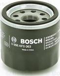 BOSCH 0 986 AF0 063 - Маслен филтър vvparts.bg