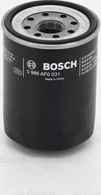 BOSCH 0 986 AF0 031 - Маслен филтър vvparts.bg