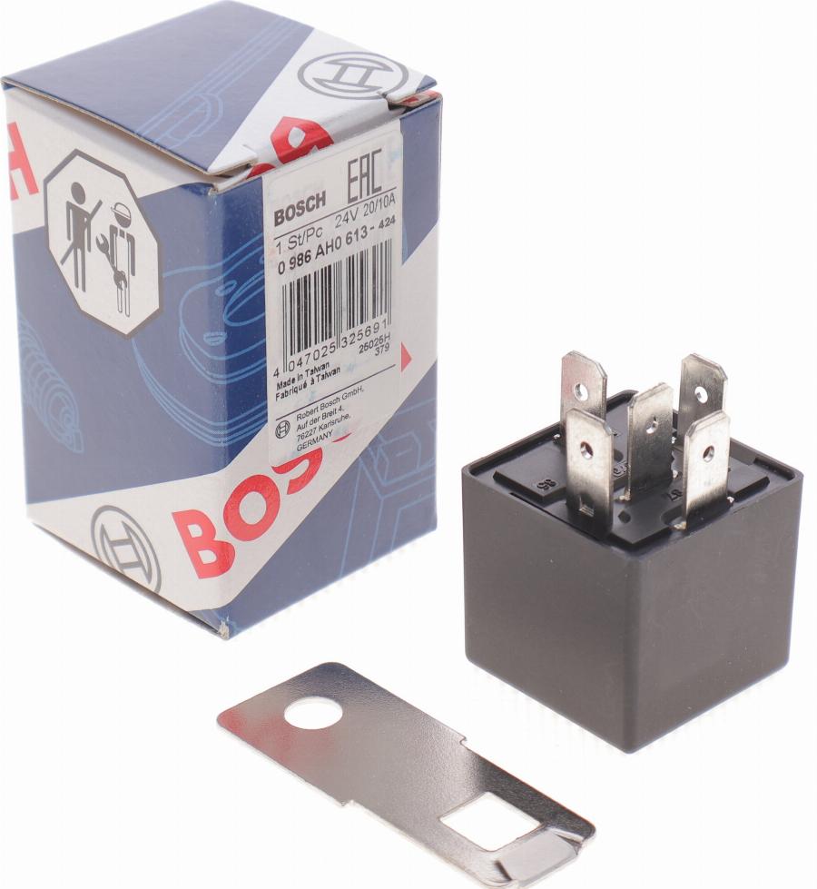 BOSCH 0 986 AH0 613 - Реле, работен ток vvparts.bg