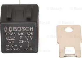 BOSCH 0 986 AH0 625 - Реле, работен ток vvparts.bg