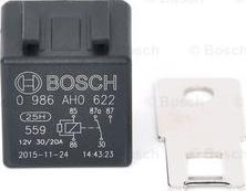 BOSCH 0 986 AH0 622 - Реле, работен ток vvparts.bg