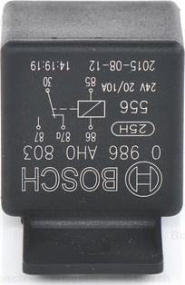 BOSCH 0 986 AH0 803 - Реле, работен ток vvparts.bg