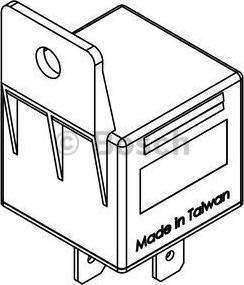 BOSCH 0 986 AH0 250 - Реле, работен ток vvparts.bg