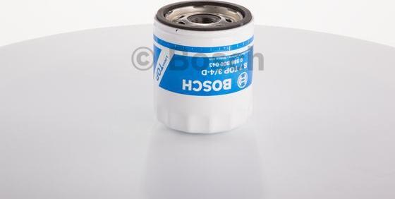 BOSCH 0 986 B00 043 - Маслен филтър vvparts.bg