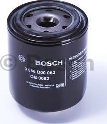 BOSCH 0 986 B00 062 - Маслен филтър vvparts.bg