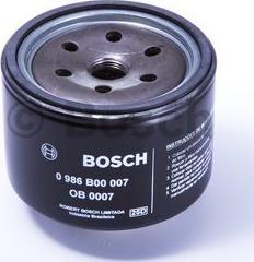 BOSCH 0 986 B00 007 - Маслен филтър vvparts.bg