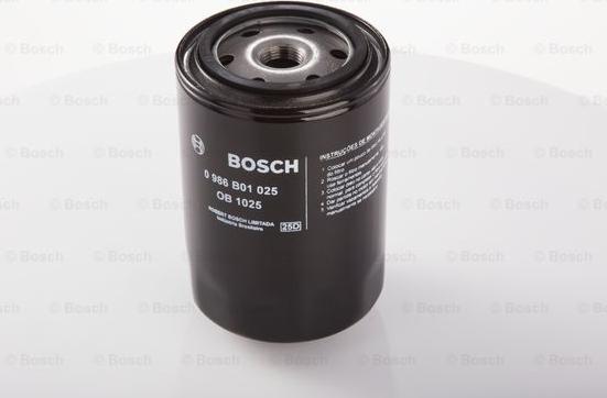 BOSCH 0 986 B01 025 - Маслен филтър vvparts.bg