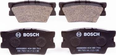 BOSCH 0 986 BB0 404 - Комплект спирачно феродо, дискови спирачки vvparts.bg