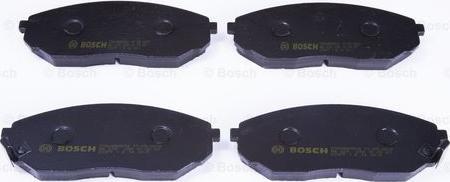 BOSCH 0 986 BB0 593 - Комплект спирачно феродо, дискови спирачки vvparts.bg