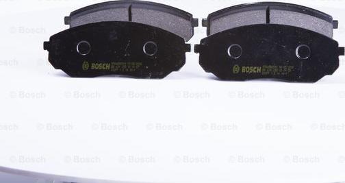 BOSCH 0 986 BB0 593 - Комплект спирачно феродо, дискови спирачки vvparts.bg