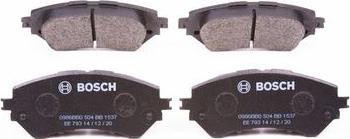 BOSCH 0 986 BB0 504 - Комплект спирачно феродо, дискови спирачки vvparts.bg