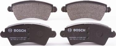 BOSCH 0 986 BB0 515 - Комплект спирачно феродо, дискови спирачки vvparts.bg