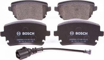 BOSCH 0 986 BB0 576 - Комплект спирачно феродо, дискови спирачки vvparts.bg