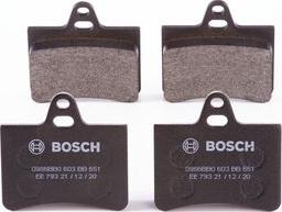 BOSCH 0 986 BB0 603 - Комплект спирачно феродо, дискови спирачки vvparts.bg