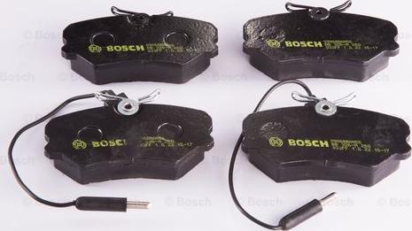 BOSCH 0 986 BB0 055 - Комплект спирачно феродо, дискови спирачки vvparts.bg