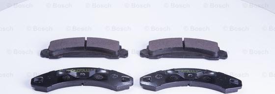 BOSCH 0 986 BB0 086 - Комплект спирачно феродо, дискови спирачки vvparts.bg