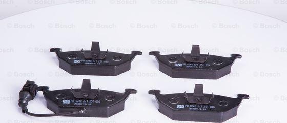 BOSCH 0 986 BB0 140 - Комплект спирачно феродо, дискови спирачки vvparts.bg