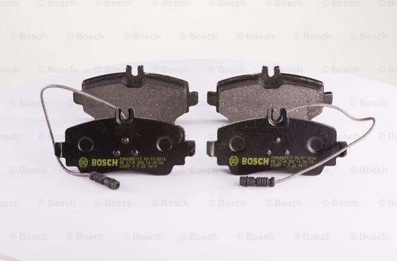 BOSCH 0 986 BB0 117 - Комплект спирачно феродо, дискови спирачки vvparts.bg