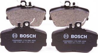 BOSCH 0 986 BB0 176 - Комплект спирачно феродо, дискови спирачки vvparts.bg