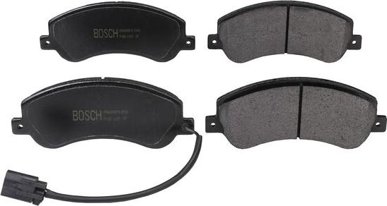 BOSCH 0 986 BB0 870 - Комплект спирачно феродо, дискови спирачки vvparts.bg