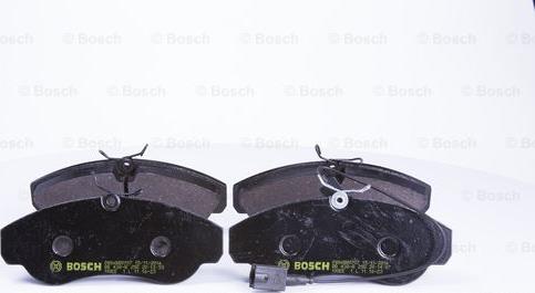 BOSCH 0 986 BB0 707 - Комплект спирачно феродо, дискови спирачки vvparts.bg