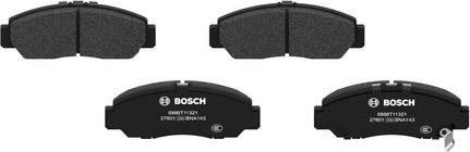 BOSCH 0 986 T11 321 - Комплект спирачно феродо, дискови спирачки vvparts.bg