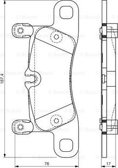 Magneti Marelli 323700043600 - Комплект спирачно феродо, дискови спирачки vvparts.bg