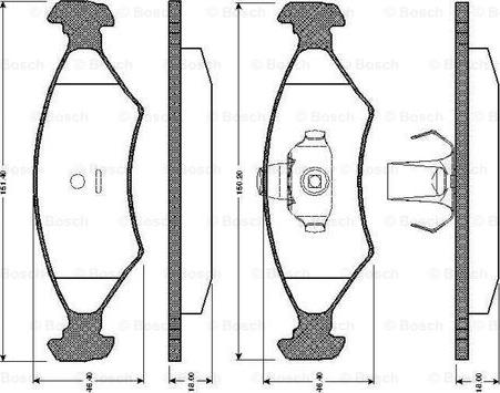 Ferodo FSL1081 - Комплект спирачно феродо, дискови спирачки vvparts.bg