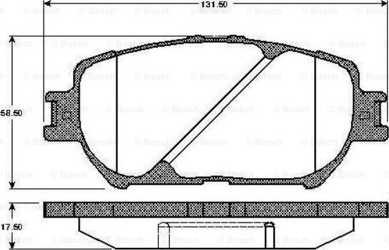 Remsa 884 - Комплект спирачно феродо, дискови спирачки vvparts.bg