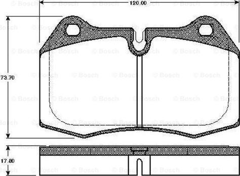 Textar TX0372 - Комплект спирачно феродо, дискови спирачки vvparts.bg