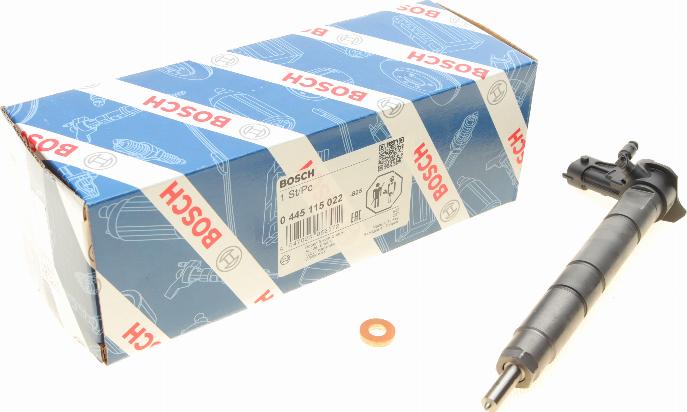 BOSCH 0 445 115 022 - Комплект дюза с държач vvparts.bg