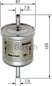 BOSCH 0 450 905 921 - Горивен филтър vvparts.bg