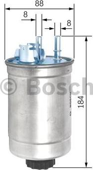 BOSCH 0 450 906 452 - Горивен филтър vvparts.bg