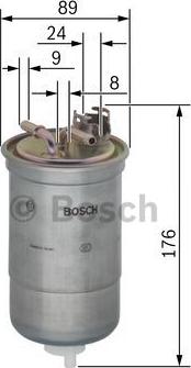 BOSCH 0 450 906 437 - Горивен филтър vvparts.bg