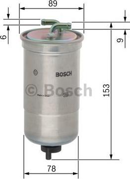 BOSCH 0 450 906 172 - Горивен филтър vvparts.bg