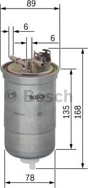 BOSCH 0 450 906 261 - Горивен филтър vvparts.bg