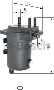 BOSCH 0 450 907 012 - Горивен филтър vvparts.bg