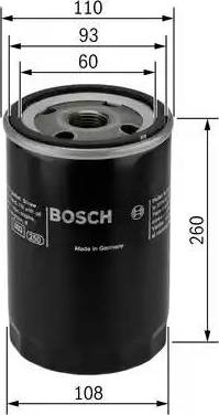 BOSCH 0 451 104 018 - Маслен филтър vvparts.bg