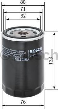 BOSCH 0 451 103 086 - Маслен филтър vvparts.bg