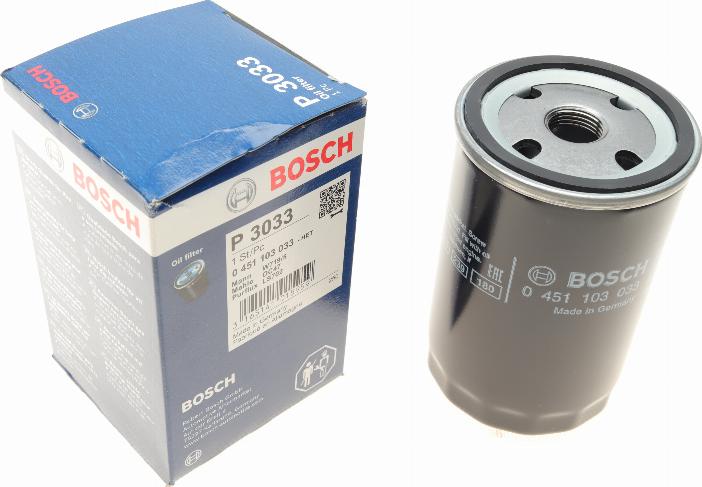 BOSCH 0 451 103 033 - Маслен филтър vvparts.bg