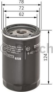 BOSCH 0 451 103 101 - Маслен филтър vvparts.bg